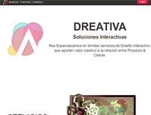 Tablet Screenshot of dreativa.com